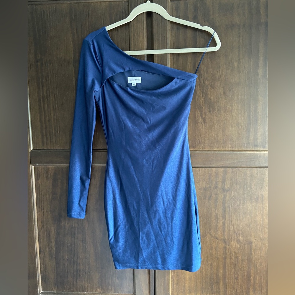 XS Blue Superdown dress